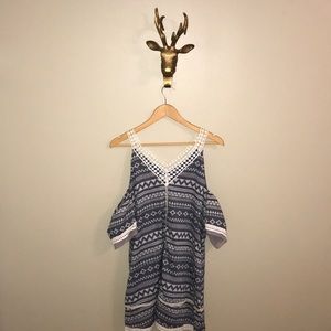 Off The Shoulder Mid-Dress